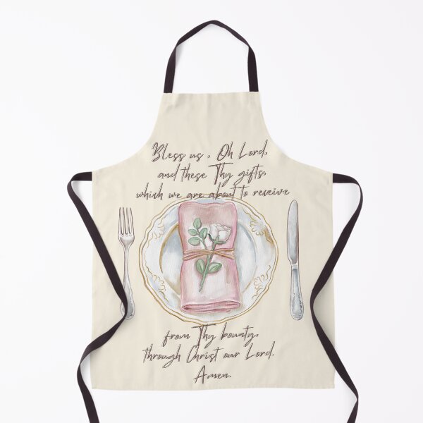 Item preview, Bless Us Oh Lord Mealtime Prayer designed and sold by CatholicConcept.