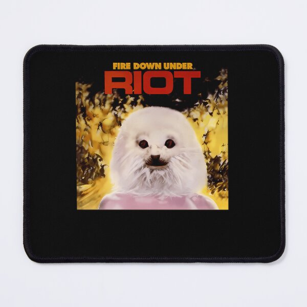 Item preview, White Seal Creature Flames Background Fiery Glow designed and sold by Thought Creator.