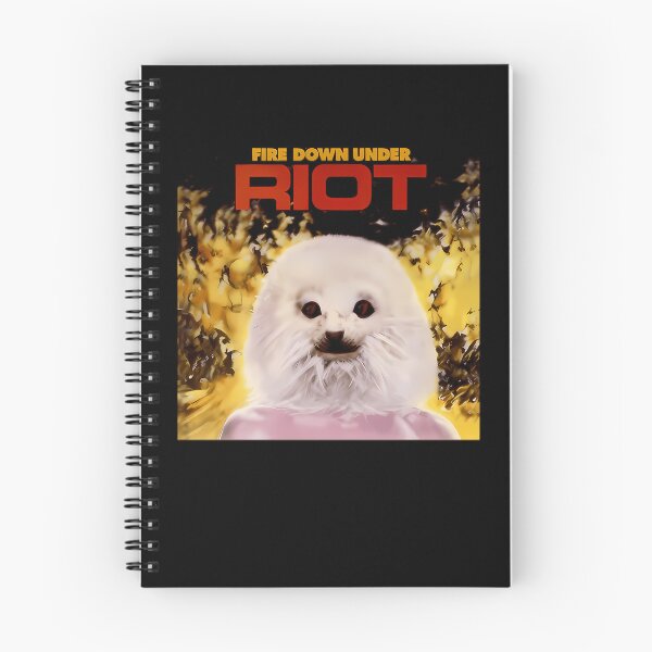 Item preview, White Seal Creature Flames Background Fiery Glow designed and sold by Thought Creator.