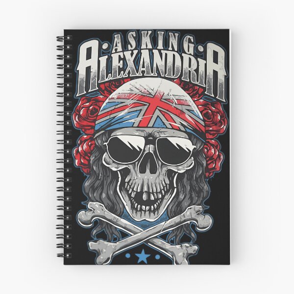 Item preview, Asking Alexandria British Flag Skull Sunglasses And Roses designed and sold by pixelvect.