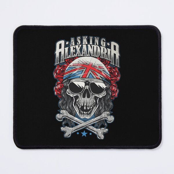 Item preview, Asking Alexandria British Flag Skull Sunglasses And Roses designed and sold by pixelvect.