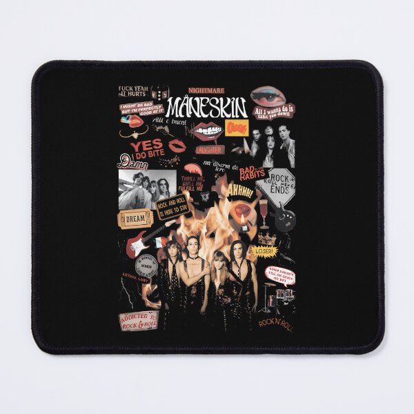 Item preview, Italian Rock Band Collage with Fire and Slang Textures designed and sold by peterelvis.