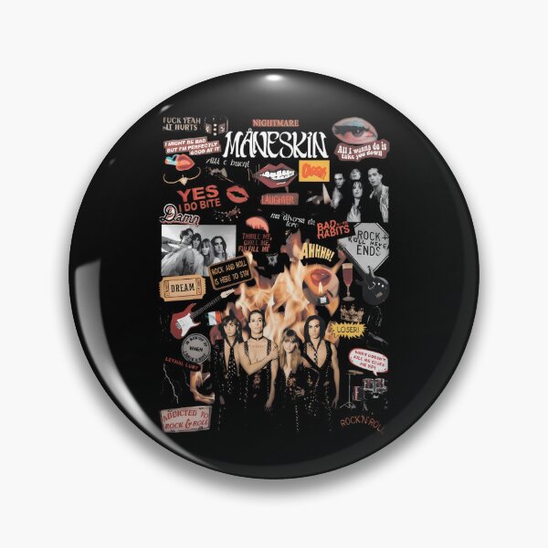 Item preview, Italian Rock Band Collage with Fire and Slang Textures designed and sold by peterelvis.