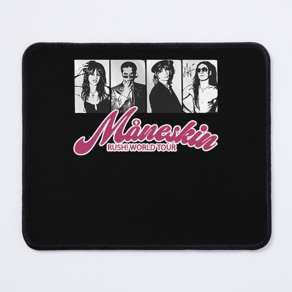 Item preview, Four Panel Band Member Portraits with Pink Tour Title designed and sold by peterelvis.