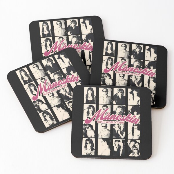 Item preview, Monochromatic Band Photo Grid with Pink Typography designed and sold by peterelvis.