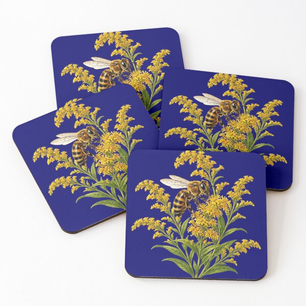 Item preview, Honeybee and Goldenrod designed and sold by taiche.