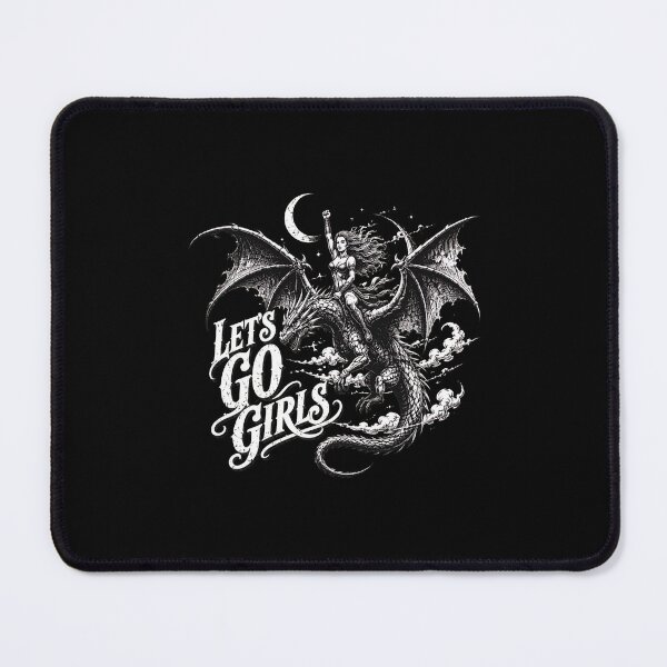 Item preview, Lets Go Girls Dragon Rider Woman Warrior Fantasy designed and sold by PaletteArc.