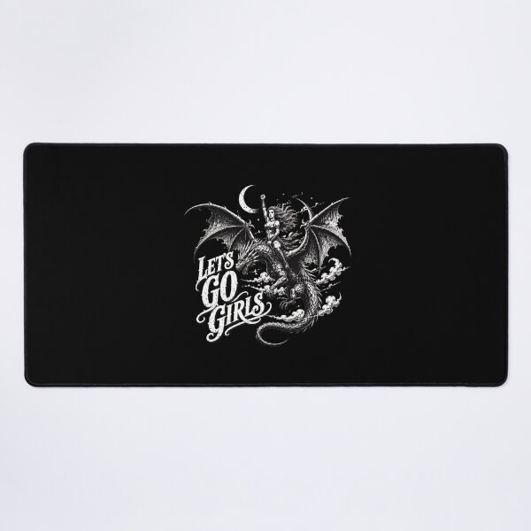 Item preview, Lets Go Girls Dragon Rider Woman Warrior Fantasy designed and sold by PaletteArc.