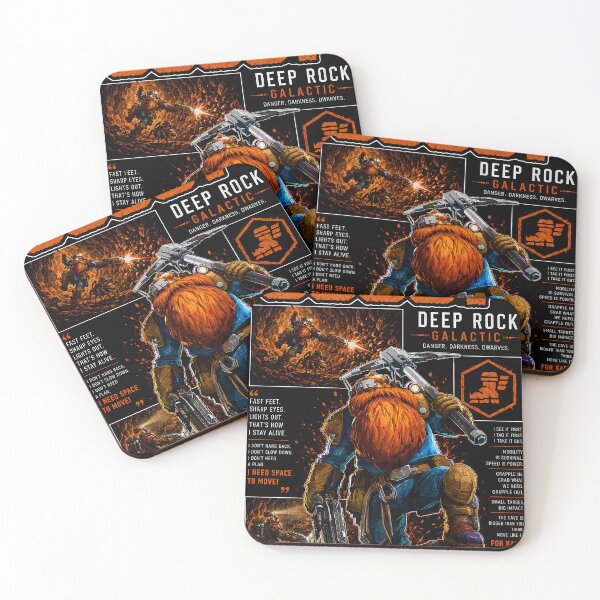 Item preview, Scout Deep Rock Galactic Cave Explorer Art designed and sold by PrestonChild.