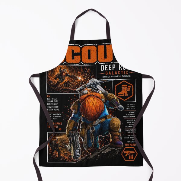 Item preview, Scout Deep Rock Galactic Cave Explorer Art designed and sold by PrestonChild.