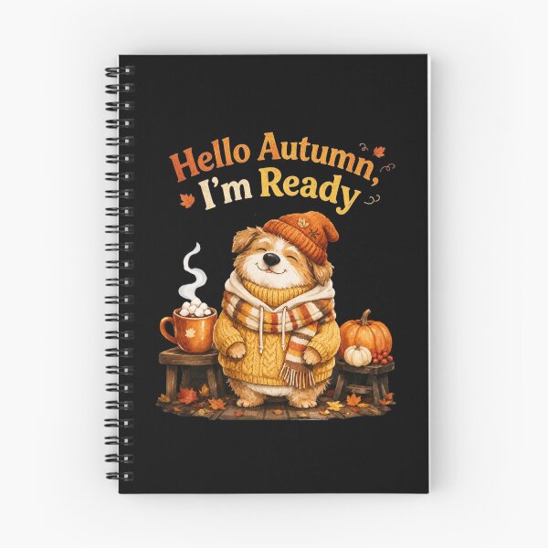 Item preview, Hello Autumn I'm Ready | Cute Fall Design for Women | Autumn Lover Gift designed and sold by PrintSparkDesigns.