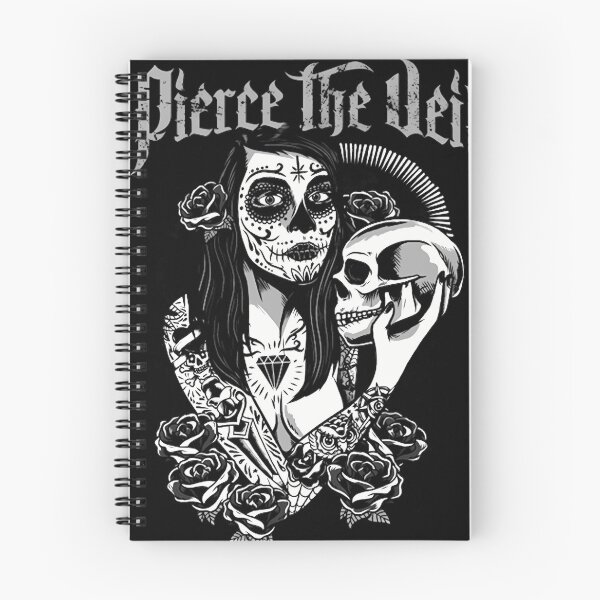 Item preview, Pierce The Veil Skull Sugar Face Rose Gothic designed and sold by Guacamole Greg.