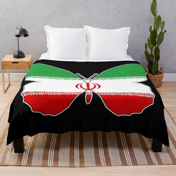 Item preview, Iranian Butterfly Flag designed and sold by wickedcartoons.