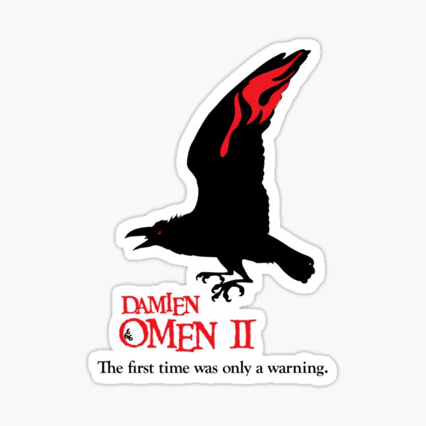 Artikelvorschau, Damien Omen II Horrorfilm-Klassiker Retro Vintage Film entworfen und verkauft von PeyronnelArt.