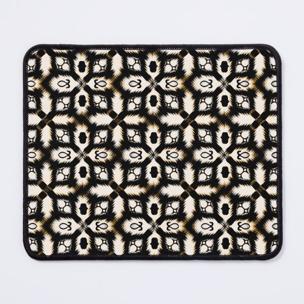Item preview, Black and white abstract geometric ethnic pattern seamless designed and sold by Aesthetic shapes design.