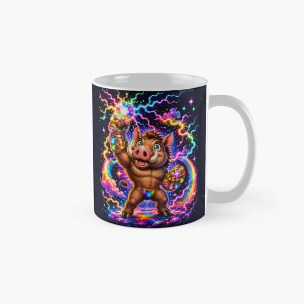 Item preview, Cosmic Warthog Gem Gauntlet Rainbow Power designed and sold by Victor Shadehorn.