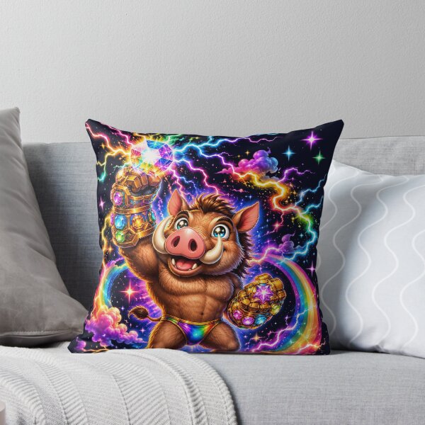 Item preview, Cosmic Warthog Gem Gauntlet Rainbow Power designed and sold by Victor Shadehorn.