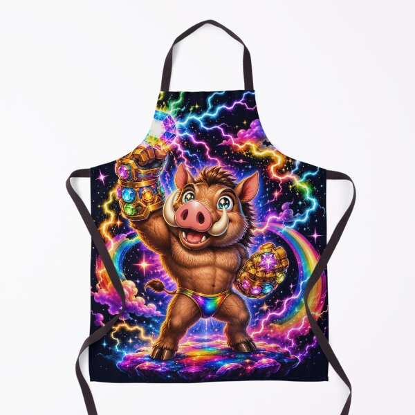 Item preview, Cosmic Warthog Gem Gauntlet Rainbow Power designed and sold by Victor Shadehorn.
