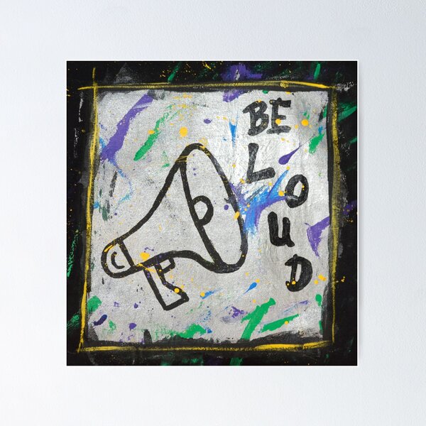 Item preview, Be loud - An illustration of bold self-expression designed and sold by Graffystyle.