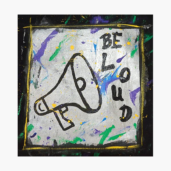 Item preview, Be loud - An illustration of bold self-expression designed and sold by Graffystyle.