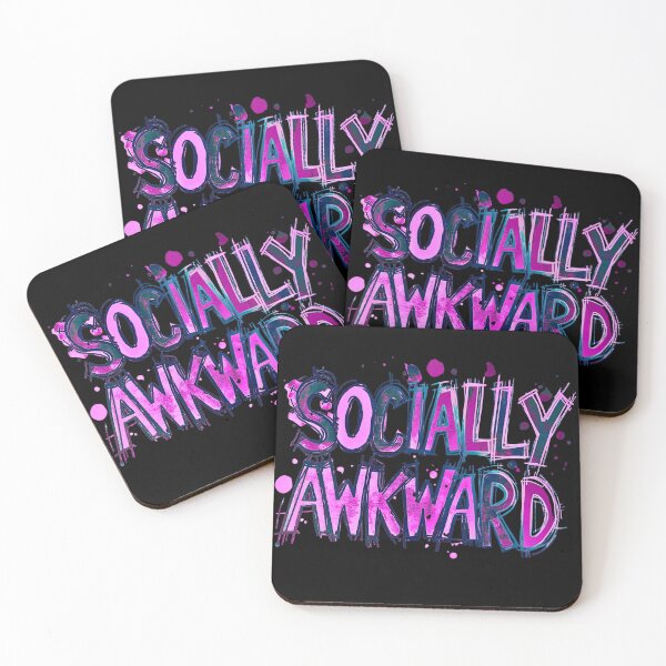 Item preview, SOCIALLY AWKWARD ~ purple version  designed and sold by OmStudioz .