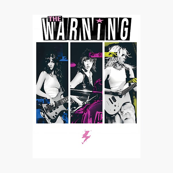 Item preview, The Warn.ing Tri Color Concert Design designed and sold by ChromaToon.