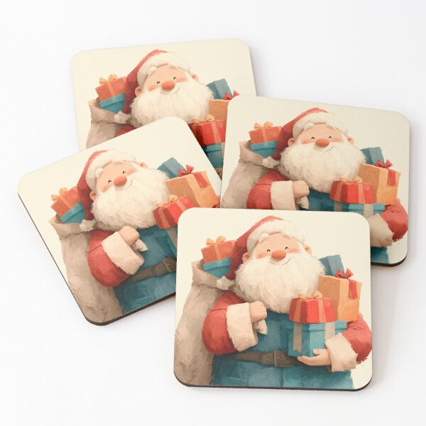 Item preview, Cozy Santa Claus with Christmas Gifts designed and sold by colorful-white.