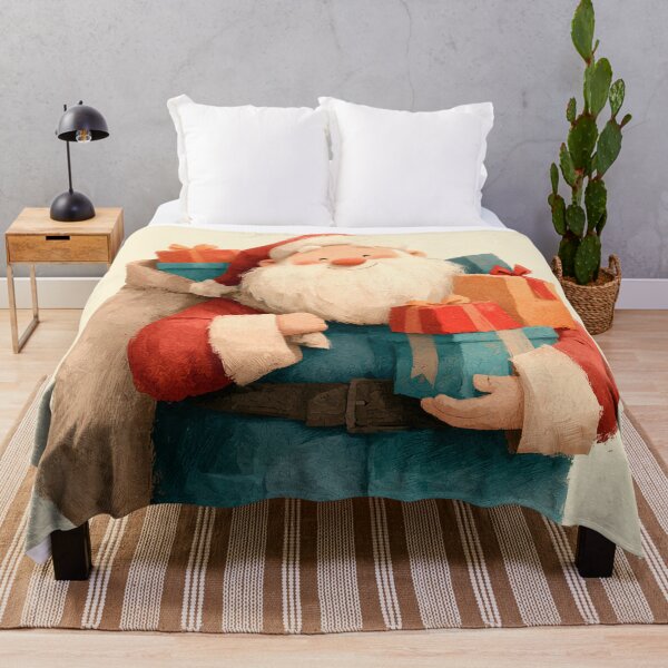 Item preview, Cozy Santa Claus with Christmas Gifts designed and sold by colorful-white.