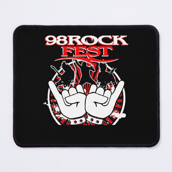Item preview, Rock Festival Poster Art with Hand Gestures and Silhouettes designed and sold by Ai-Reza.