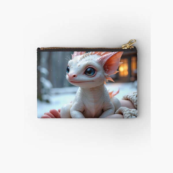 Item preview, Ice Dragon Hatchling – Winter Fantasy Creature Art designed and sold by nhk999.