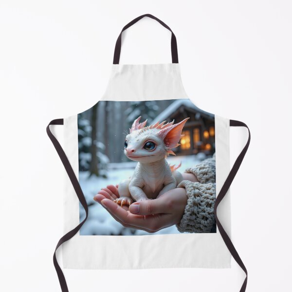 Item preview, Ice Dragon Hatchling – Winter Fantasy Creature Art designed and sold by nhk999.