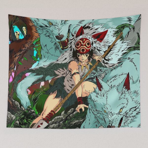 Item preview, Princess Mononoke and Wolves designed and sold by katekrystal.