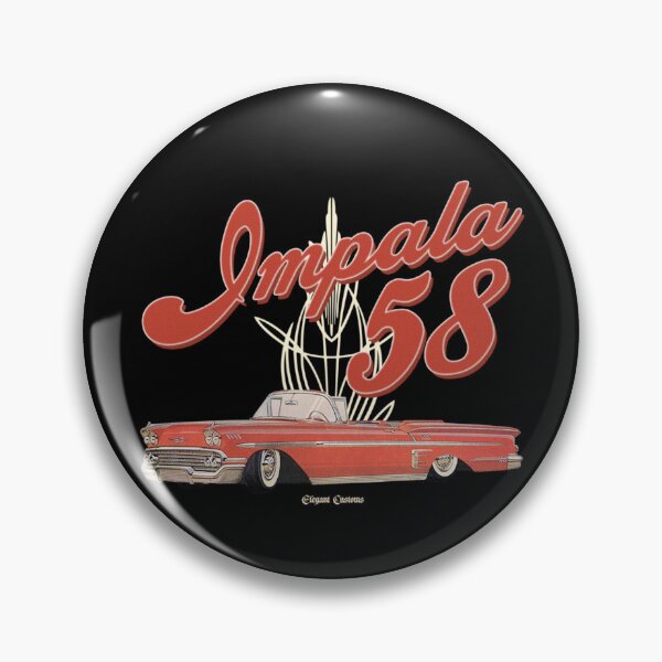 Item preview, 1958 Impala w text - Lowrider, Kustom, Hot Rod, Muscle Car designed and sold by Elegant Customs.