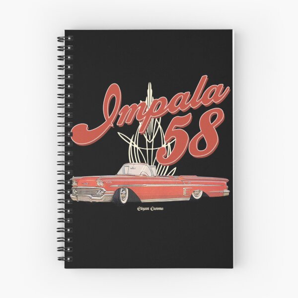Item preview, 1958 Impala w text - Lowrider, Kustom, Hot Rod, Muscle Car designed and sold by Elegant Customs.