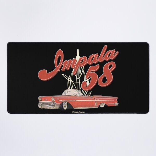 Item preview, 1958 Impala w text - Lowrider, Kustom, Hot Rod, Muscle Car designed and sold by Elegant Customs.