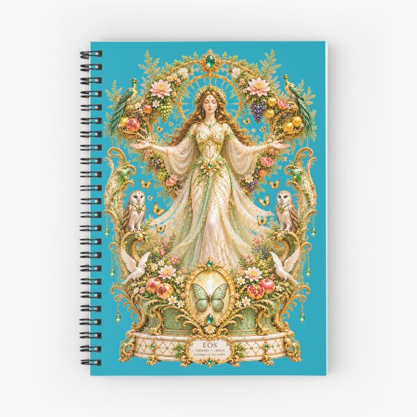 Item preview, Goddess of Abundance — Emerald Garden & Butterfly Art Nouveau designed and sold by sunbowjp stadio.