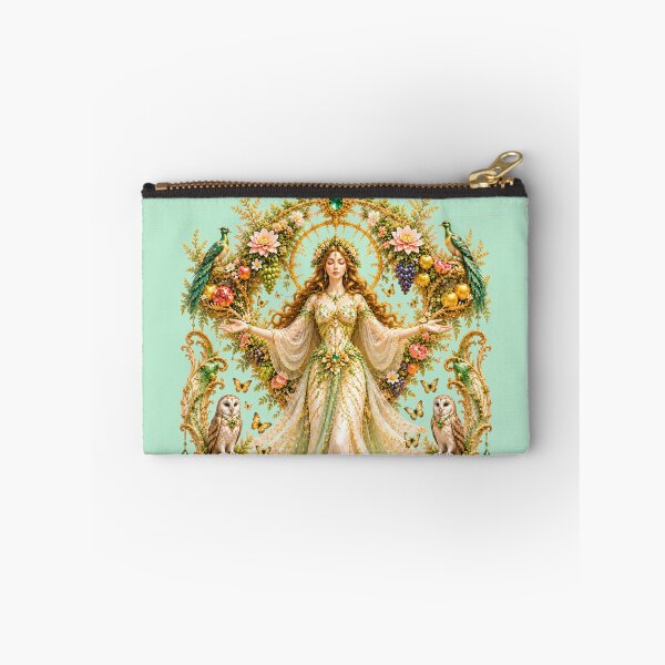 Item preview, Goddess of Abundance — Emerald Garden & Butterfly Art Nouveau designed and sold by sunbowjp stadio.