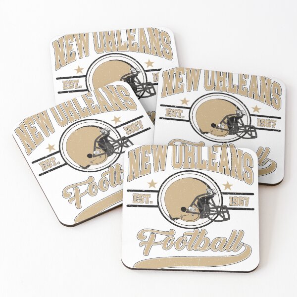 Item preview, New Orleans Football Vintage Helmet Retro Style designed and sold by JosephMoo55679.