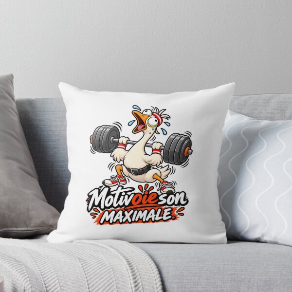 Item preview, Funny fitness t-shirt – Maximum motivation, funny bodybuilding goose designed and sold by J-Impression.