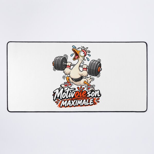 Item preview, Funny fitness t-shirt – Maximum motivation, funny bodybuilding goose designed and sold by J-Impression.