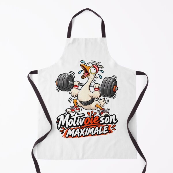 Item preview, Funny fitness t-shirt – Maximum motivation, funny bodybuilding goose designed and sold by J-Impression.