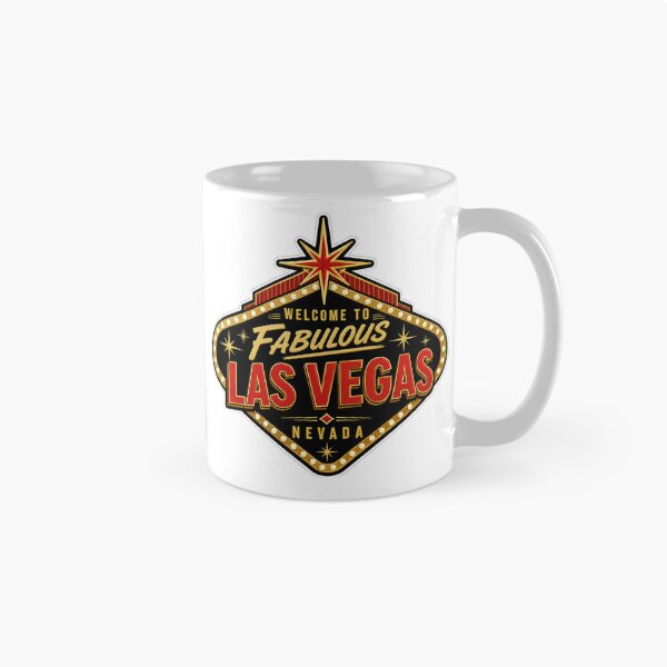Artikelvorschau, Aufkleber im Vintage-Stil für Las Vegas, Nevada entworfen und verkauft von RedRubyBubble.