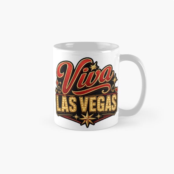 Artikelvorschau, Viva Las Vegas Retro-Typografie-Aufkleber entworfen und verkauft von RedRubyBubble.