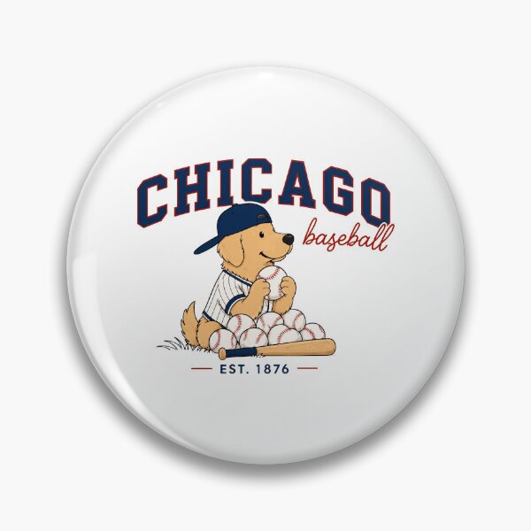Item preview, Chicago Baseball Dog Retro Graphic designed and sold by tranhuonggiang.