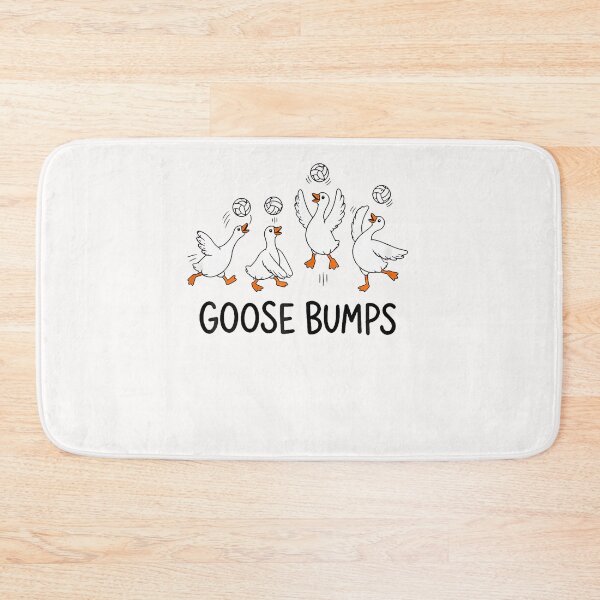 Item preview, Goose Bumps Volleyball Funny Goose Playing Volleyball designed and sold by Trippy-Toad.