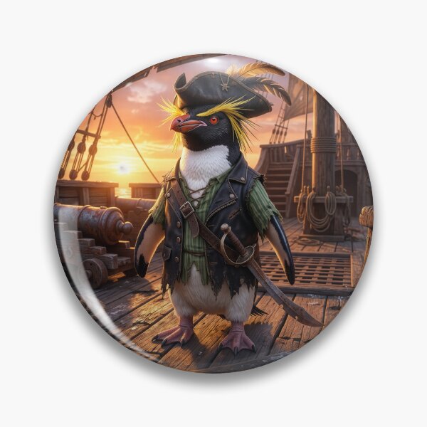 Item preview, Crested Pirate Is Tough as Shoe Leather designed and sold by Tridentulus.