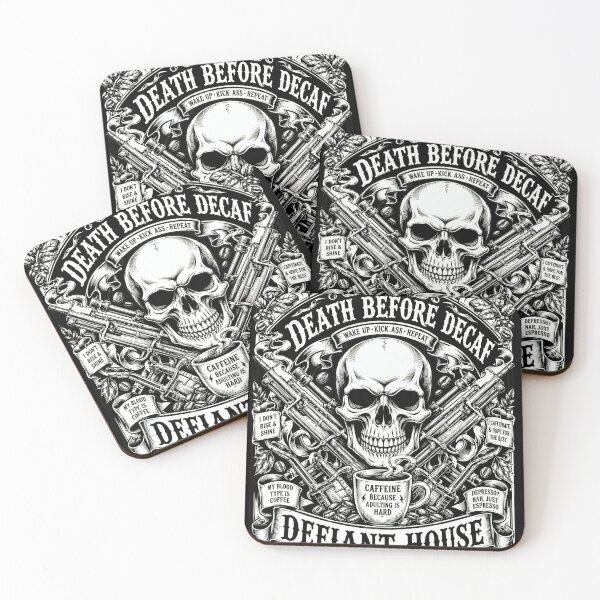 Item preview,  death before decaf designed and sold by aliraweb.