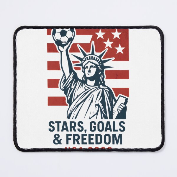 Item preview, Vintage Usa Freedom Stars Goals Patriotic Soccer Art | Best Gift designed and sold by Melody Liu.