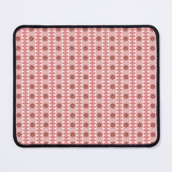 Item preview, Vintage Pink Geometric Floral Seamless Stripe Pattern designed and sold by prapapon.