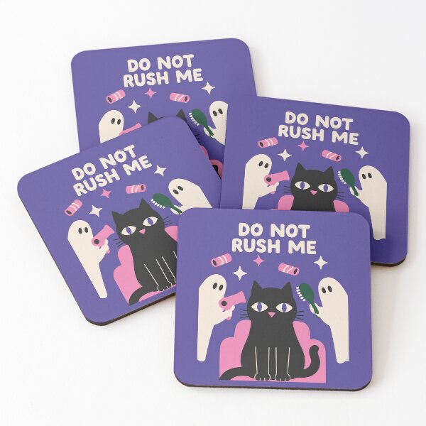 Item preview, Do not rush me ghosty kitty Halloween cute designed and sold by Christina Sagala.